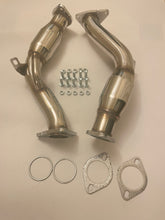 Load image into Gallery viewer, Luxma Exhaust UPGRADED DownPipe test pipe for 370Z G37 Q50 Q60 VQ37HR Resonated
